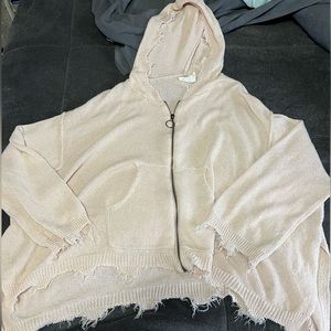 Fantastic fawn distressed top